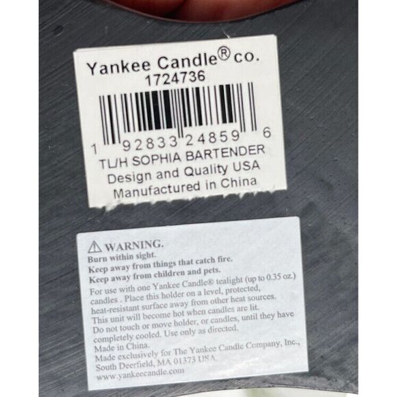 Yankee Candle Halloween Black Cat Bartender Witch Tea Light Holder *Sophia* - Picture 4 of 10